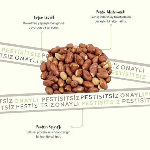 Yer Fistiği (Kavrulmuş) 200 Gram Paket