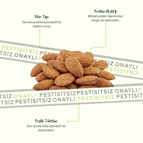 Badem İçi (Kavrulmuş) 200 Gram Paket