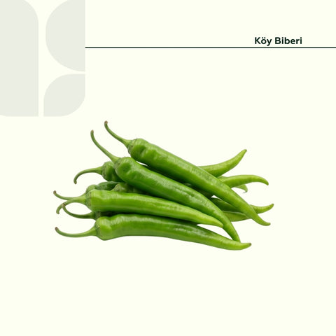 Yeşil Köy Biberi 500 Gr