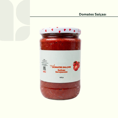 Domates Salçasi 650 Gram Cam