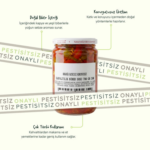Kahvaltılık Biber Sosu 700 GR CAM