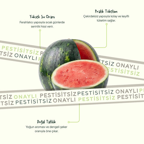 Çekirdeksiz Bal Karpuz (4 kg üstü) Adet