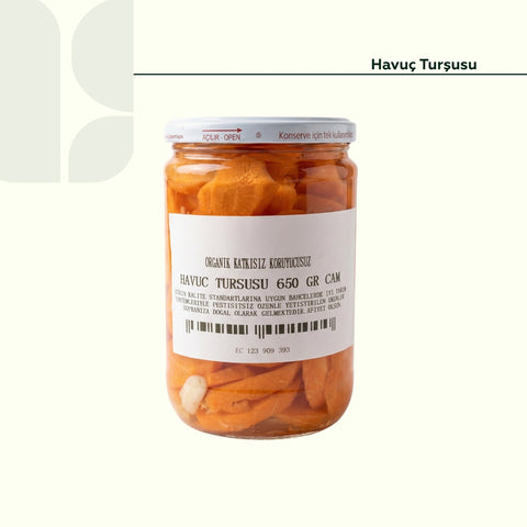 Havuç Turşusu 650 GR.CAM