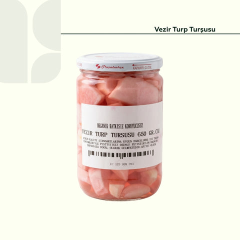 Vezir Turp Turşusu 650 GR.CAM