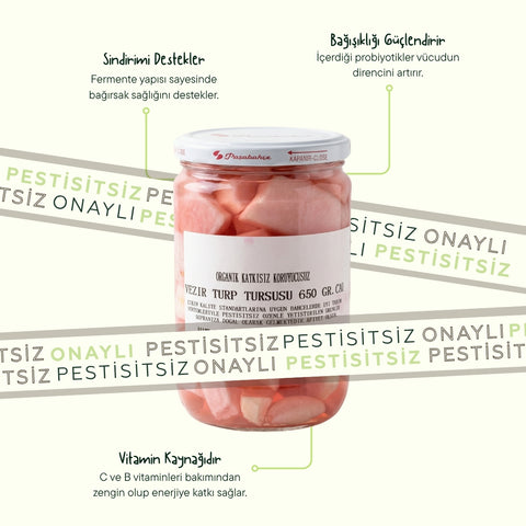 Vezir Turp Turşusu 650 GR.CAM