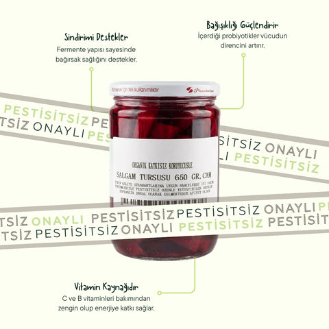 Şalgam Turşusu 650 GR.CAM