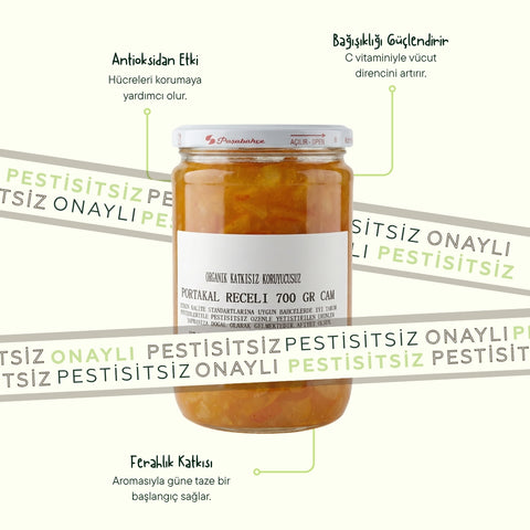 Portakal Reçeli 700 GR.CAM