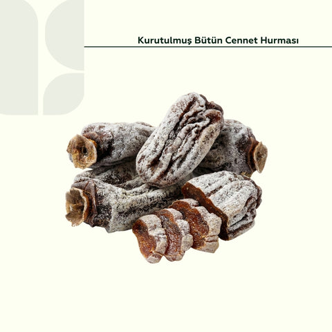 Kurutulmuş Bütün Cennet Hurmasi 500 Gr