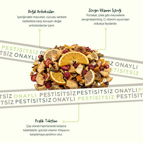 Karişik Meyve Kurusu Çayı 60 Gr