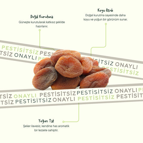 Kuru Kayisi Gün Kurusu 250 Gr Gr Paket