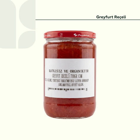 Greyfut Reçeli 700 Gram Cam